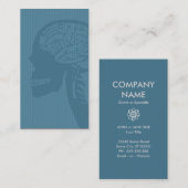 blauwhelm visitekaartje (Voorkant / Achterkant)