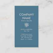 blauwhelm visitekaartje (Achterkant)