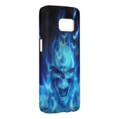 blauwhelmen met vlammenstammen Case-Mate samsung galaxy hoesje (Back/Rechts)