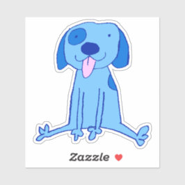 Blauwhond Jefferson (Blue Dog Democraat) Sticker