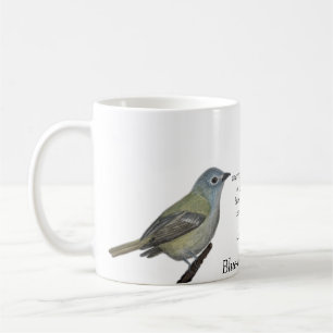 Blauwhoofdige Vireo Poetry White Coffee Mok