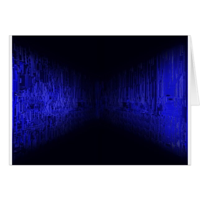 blauwhorizon - elektronische schakelkaart (Voorkant Horizontaal)