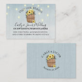 Blauwhout - Website - Barrel Visitekaartje (Voorkant / Achterkant)