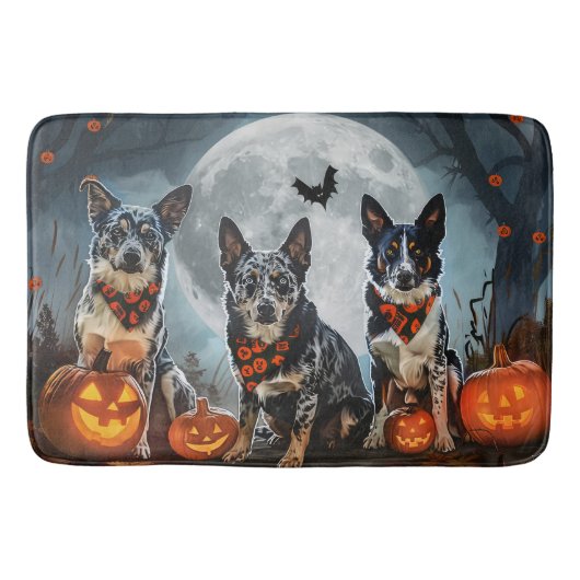 Blauwige Heler Halloween Spoken Badmat (Voorkant)