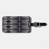 Blauwige Ikat Mist Bagagelabel (Voorkant horizontaal)