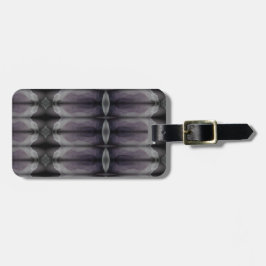 Blauwige Ikat Mist Bagagelabel