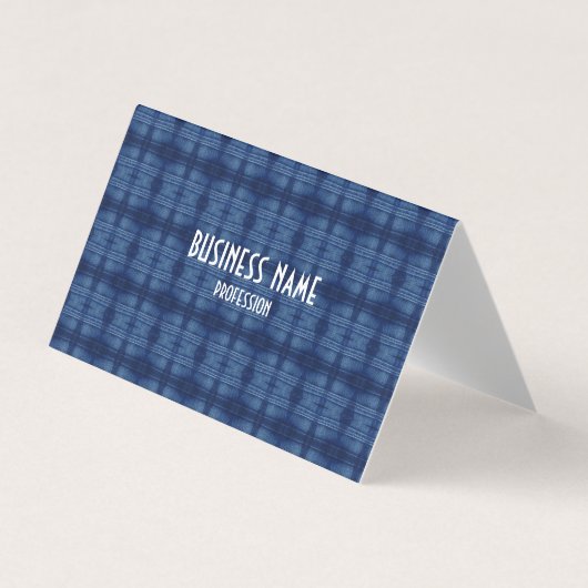 blauwjeans visitekaartje (Voorkant)