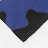 Blauwkamakdeken Fleece Deken (Hoek)