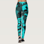 Blauwkammen Leggings (Achterkant)