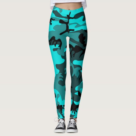 Blauwkammen Leggings (Voorkant)