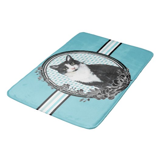 Blauwkattenbroodjes Bathroom Rug Badmat (Gekanteld)