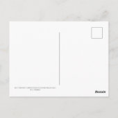 Blauwkeelstarfrontlet Briefkaart (Achterkant)