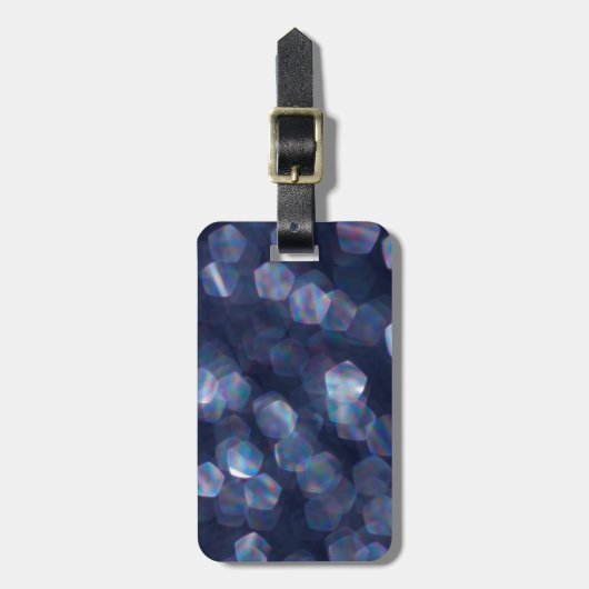 Blauwkeh-lampjes Bagagelabel (Voorkant verticaal)