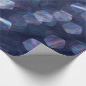 Blauwkeh-lampjes Cadeaupapier (Hoek)