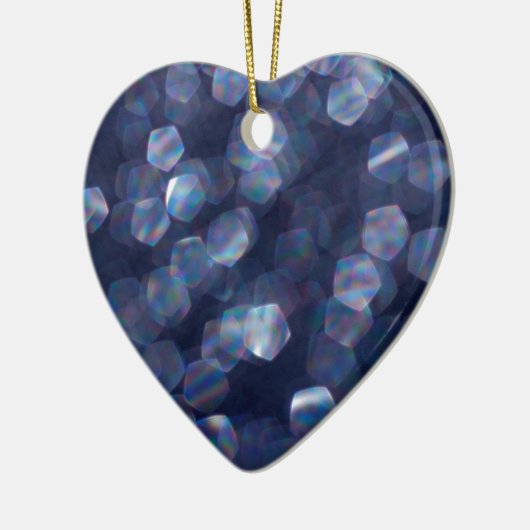 Blauwkeh-lampjes Keramisch Ornament (Links)