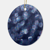 Blauwkeh-lampjes Keramisch Ornament (Links)