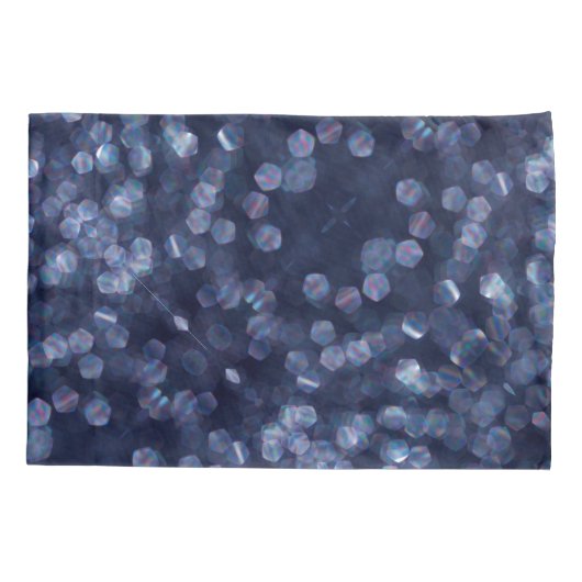 Blauwkeh-lampjes Kussensloop (Achterkant)