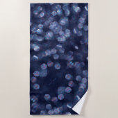 Blauwkeh-lampjes Strandlaken (Voorkant)