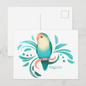 Blauwkever Briefkaart (Voorkant / Achterkant)