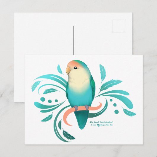 Blauwkever Briefkaart (Voorkant / Achterkant)