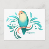 Blauwkever Briefkaart (Voorkant)