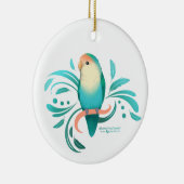 Blauwkever Keramisch Ornament (Rechts)