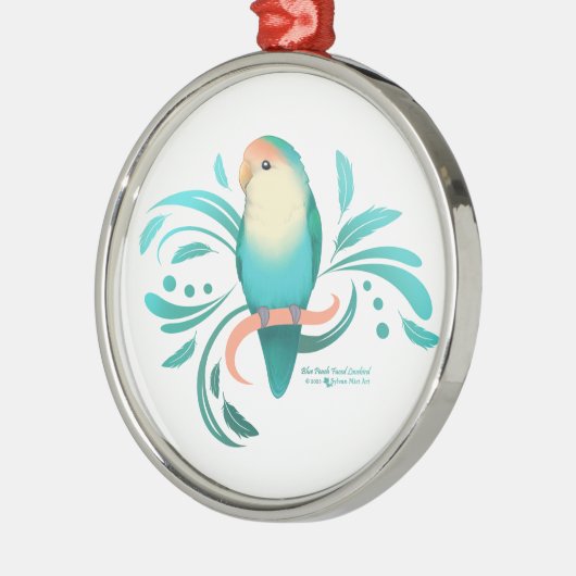 Blauwkever Metalen Ornament (Links)