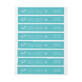 Blauwkever Theme Starfish Vrijgezellenfeest (Vel)