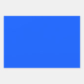 Blauwkleuren die papierbladen overvullen inpakpapier vel (Voorkant 2)