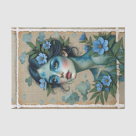 blauwkleurige dromer | Ontkoppelingspapier 🌧️💙 Tissuepapier