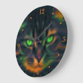 Blauwkleurige groene ogen Pop kunstvlek Grote Klok (Hoek)