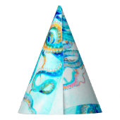 Blauwkleurige octopus feesthoedjes (Achterkant)