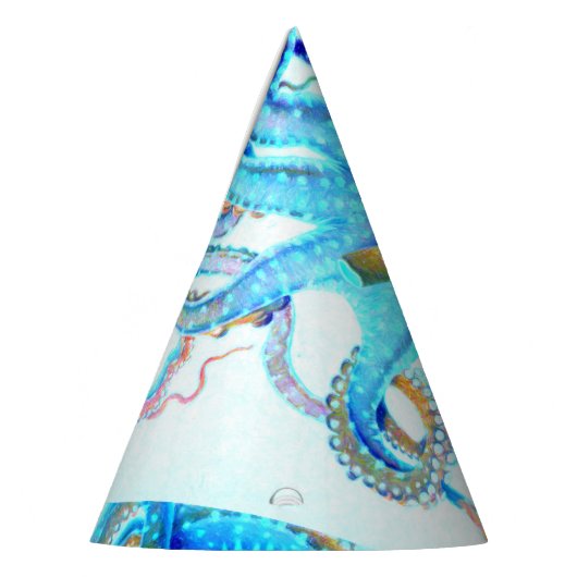 Blauwkleurige octopus feesthoedjes (Links)