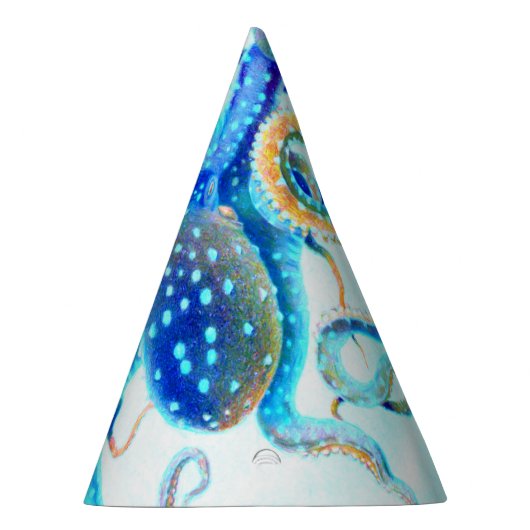 Blauwkleurige octopus feesthoedjes (Rechts)