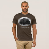 Blauwkleurige T-shirt voor het leven (Voorkant volledig)