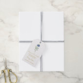 Blauwklokje Zaadpakket Funeral Gift Tags Cadeaulabel (Met Touw)