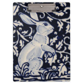 Blauwkonijn Bunny Hare Art Elegant Klembord (Voorkant)