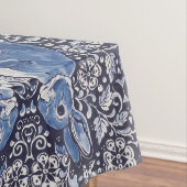 Blauwkonijn Floral Art Nouveau Tablecloth Tafelkleed (Voorbeeld)