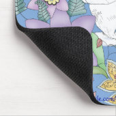 Blauwkonijn Mousepad Muismat (Hoek)