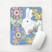 Blauwkonijn Mousepad Muismat (Met muis)