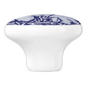 Blauwkonijnenfamilie Drager Pull Knob Dedham Keramische Knop (Zijkant)