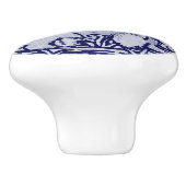 Blauwkonijnenfamilie Drager Pull Knob Dedham Keramische Knop (Zijkant)