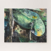 Blauwkoppapegaai Legpuzzel (Horizontaal)