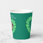 Blauwkoppen voor nieuwe bruiloft papieren bekers (Links)