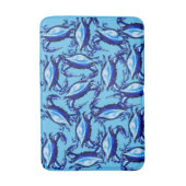 Blauwkrabben Bathroom Bath Mat (Voorkant Verticaal)