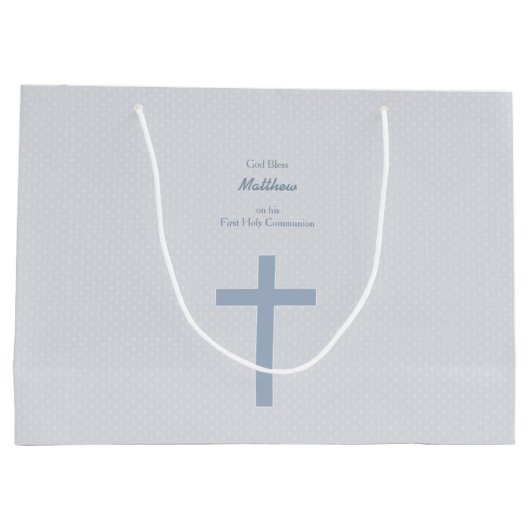 Blauwkruis van de gemeente large cadeautasje (Achterkant)