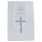 Blauwkruis van de gemeente medium cadeauzakje (Voorkant)