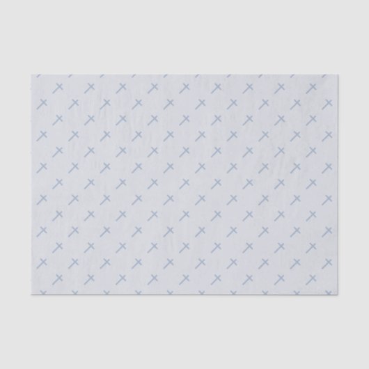 Blauwkruis van de gemeente tissuepapier (Voorkant)