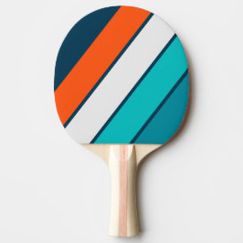 Blauwkwalletje Echo Vet Geblokt Gestreept Tafeltennisbatje