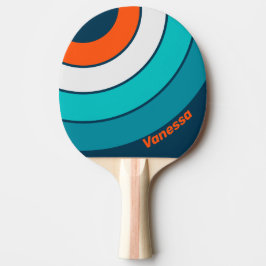 Blauwkwispel Echo Circle Streep met Naam Tafeltennisbatje
